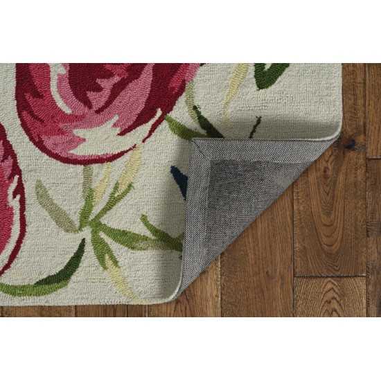 Sonesta Ivory/Pink Flamingo 27" X 45" Rug