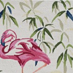 Sonesta Ivory/Pink Flamingo 3'3" x 5'3" Rug