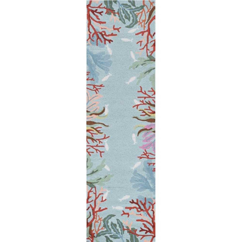 Sonesta Blue Lagoon 2' x 7'6" Runner Rug