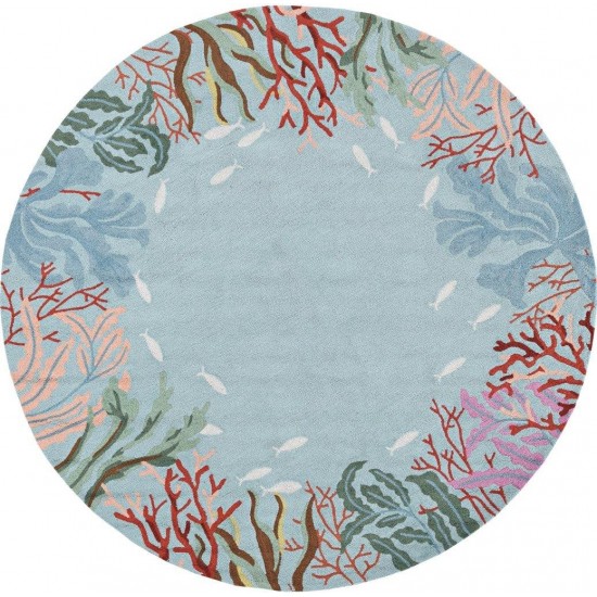 Sonesta Blue Lagoon 7'6" Round Rug