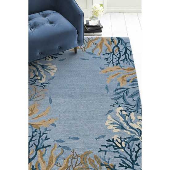 Sonesta Steel Blue Lagoon 7'6" x 9'6" Rug