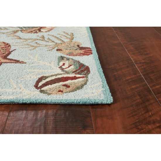 Sonesta Blue Coral Reef 20" x 30" Rug