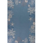 Sonesta Sea Blue Coastal 20" x 30" Rug