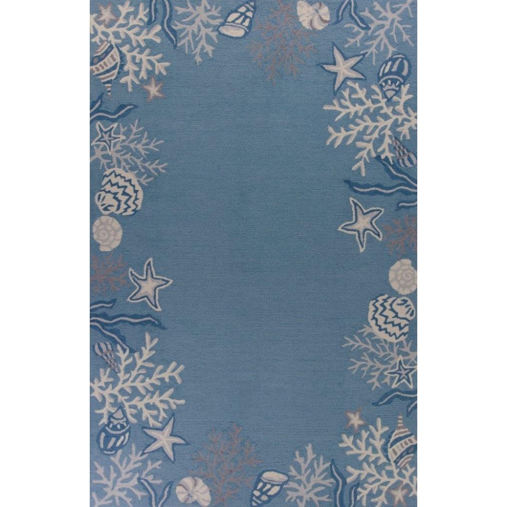 Sonesta Sea Blue Coastal 27" X 45" Rug Sonesta Sea Blue Coastal 27" X 45" Rug