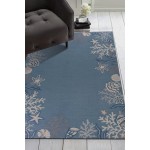 Sonesta Sea Blue Coastal 27" X 45" Rug
