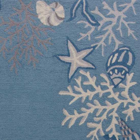Sonesta Sea Blue Coastal 27" X 45" Rug