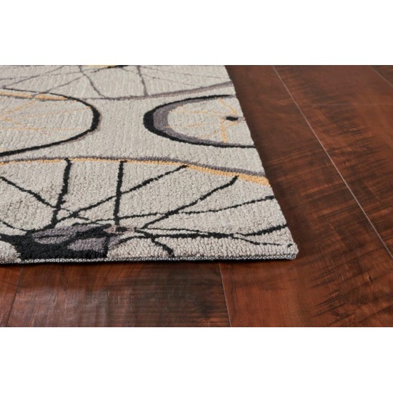 Sonesta Grey Wheels In Motion 20" x 30" Rug