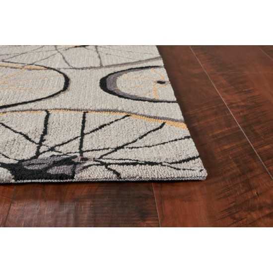 Sonesta Grey Wheels In Motion 27" X 45" Rug