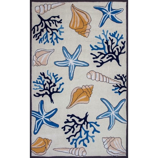 Sonesta Ivory Seashore 20" x 30" Rug