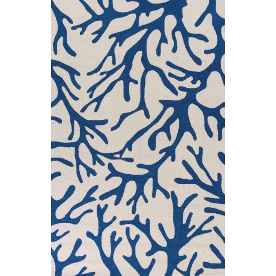 Sonesta Ivory/Blue Coral 20" x 30" Rug