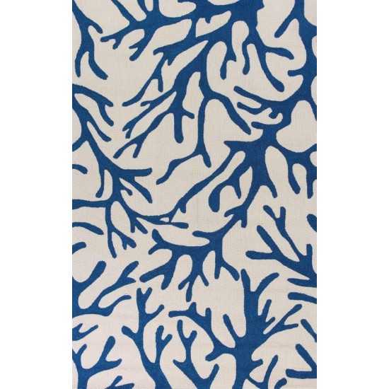 Sonesta Ivory/Blue Coral 27" x 45" Rug