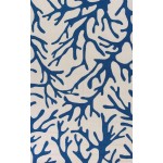 Sonesta Ivory/Blue Coral 3'3" x 5'3" Rug