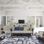 Sonesta Ivory/Blue Coral 5' x 7'6" Rug