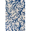 Sonesta Ivory/Blue Coral 7'6" x 9'6" Rug