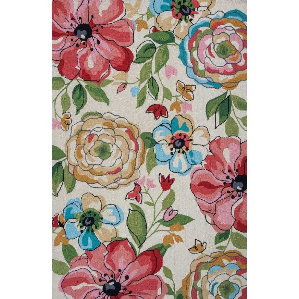 Sonesta Sand Floral Splash 20" x 30" Rug