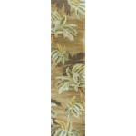 Sparta Moss Palm Trees 2\'6" x 10\' Runner Rug