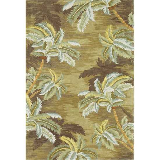 Sparta Moss Palm Trees 3'6" x 5'6" Rug