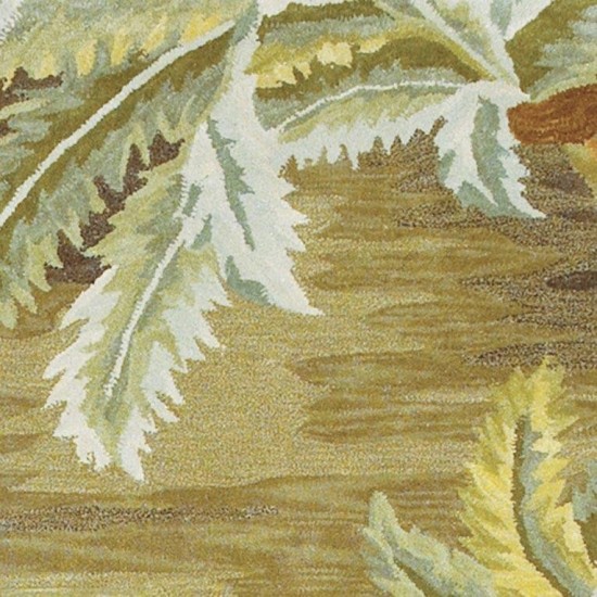 Sparta Moss Palm Trees 5'3" x 8'3" Rug