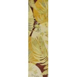 Sparta Coral/Ivory Breezes 2'6" x 10' Runner Rug