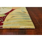 Sparta Coral/Ivory Breezes 2'6" x 10' Runner Rug