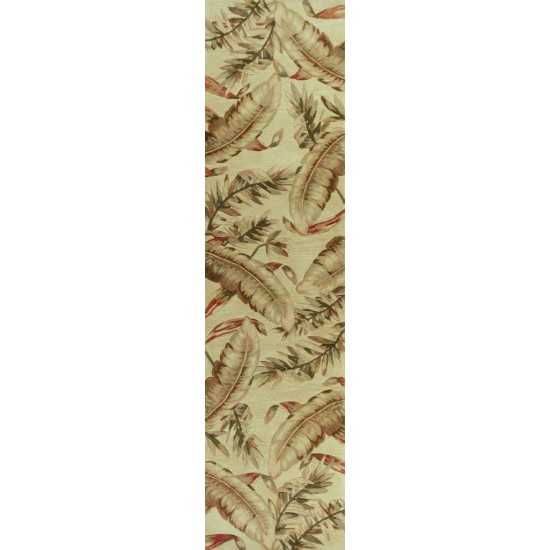 Sparta Ivory Ferns 2'6" x 10' Runner Rug