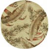 Sparta Ivory Ferns 5'6" Round Rug