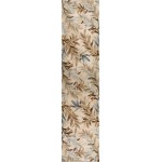 Sparta Ivory Tropical Branches 2'6" x 10' Runner Rug