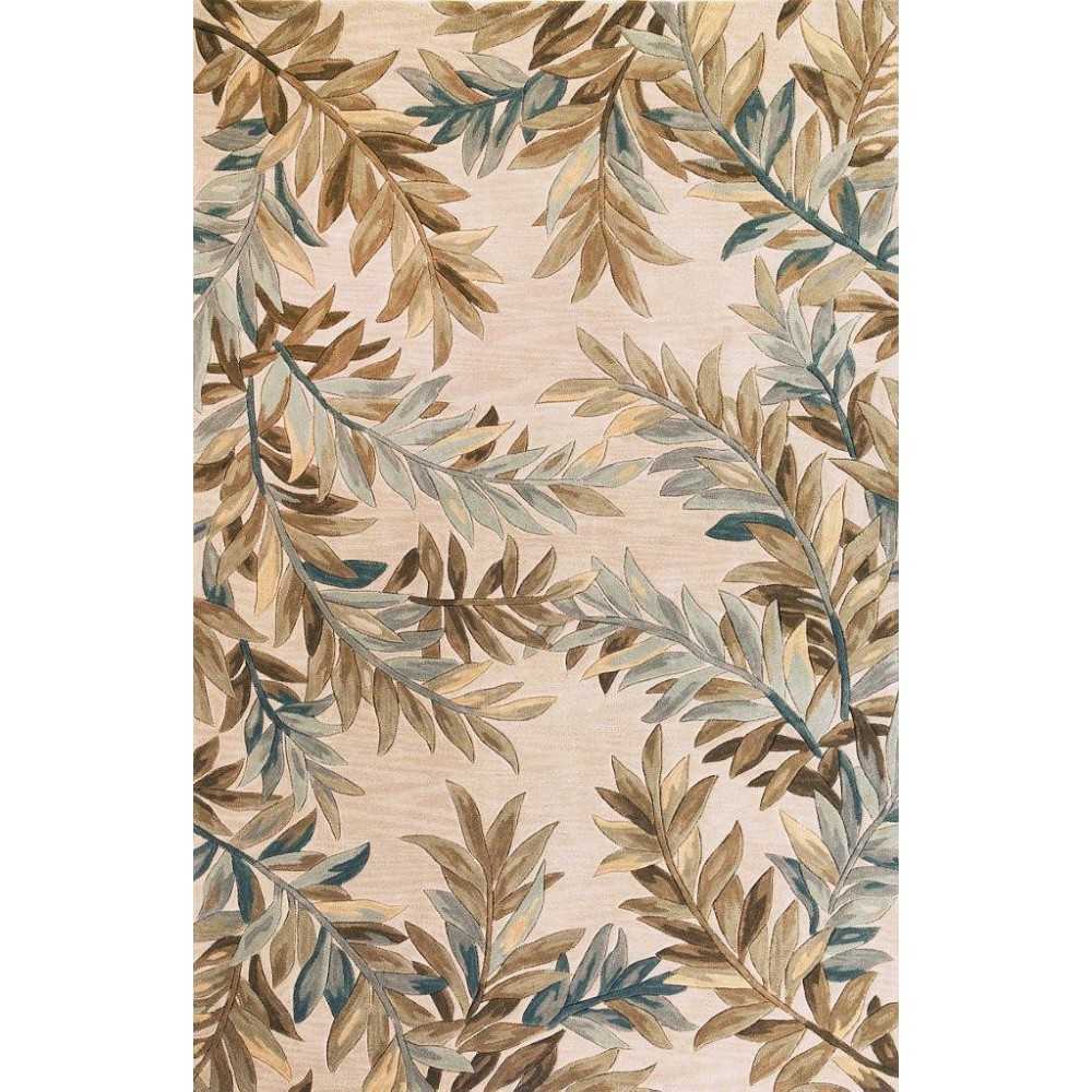 Sparta Ivory Tropical Branches 5'3" x 8'3" Rug