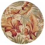 Sparta Ivory Paradise 5'6" Round Rug