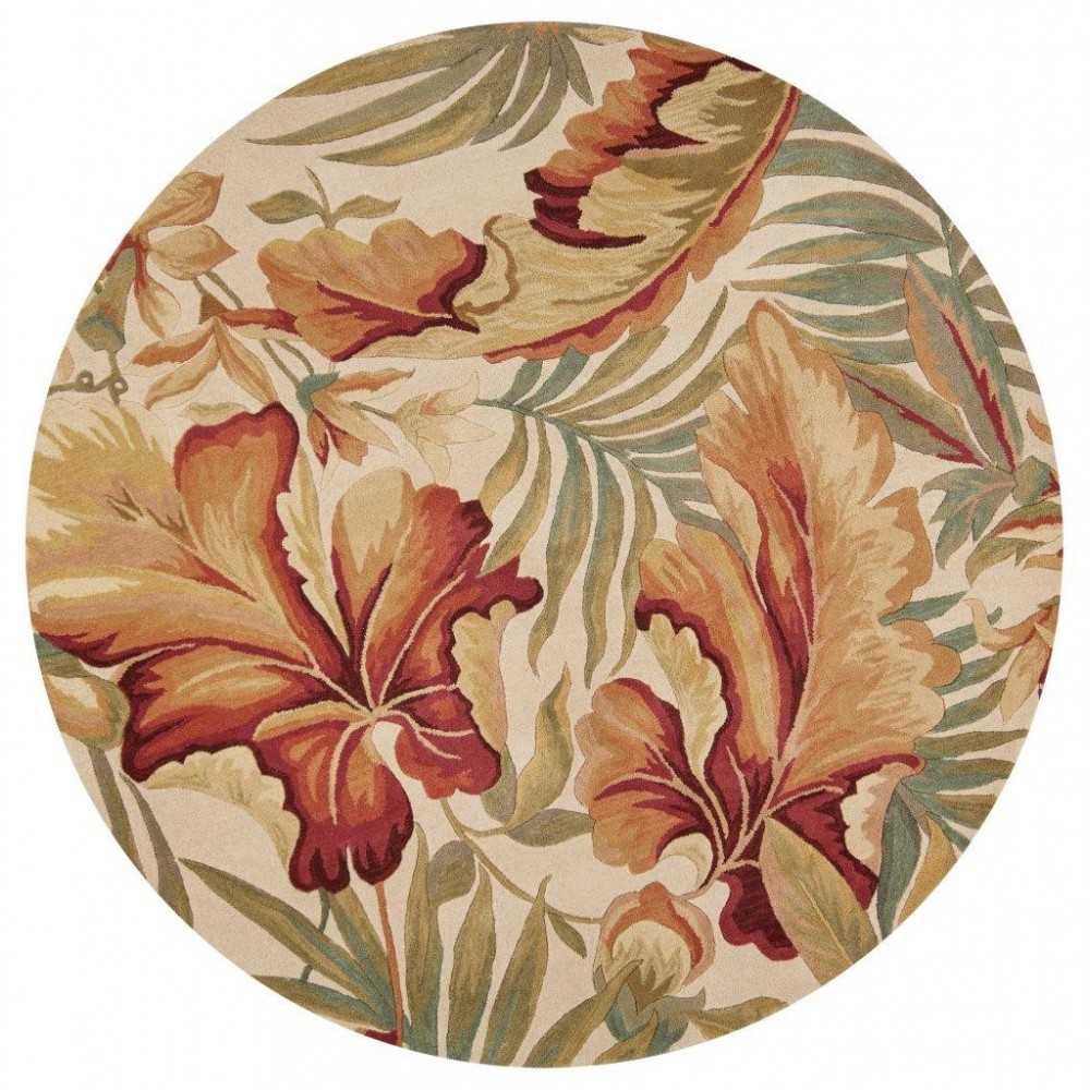 Sparta Ivory Paradise 5'6" Round Rug