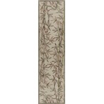 Sparta Ivory Bamboo Border 2'6" x 10' Runner Rug