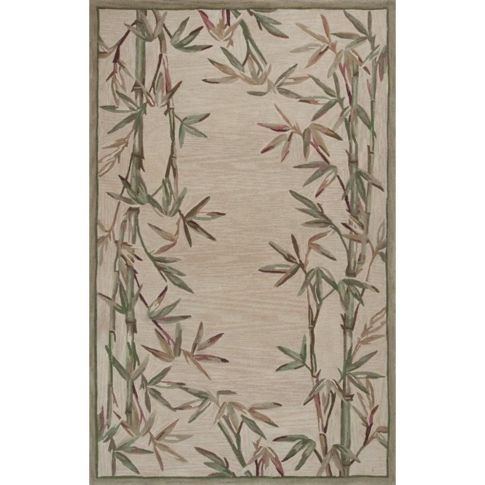 Sparta Ivory Bamboo Border 7'9" x 9'6" Rug