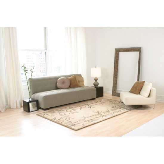 Sparta Ivory Bamboo Border 8'6" x 11'6" Rug