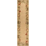 Sparta Ivory Rainforest 2'6" x 10' Runner Rug