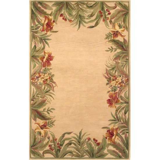 Sparta Ivory Rainforest 3'6" x 5'6" Rug