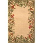 Sparta Ivory Rainforest 5'3" x 8'3" Rug