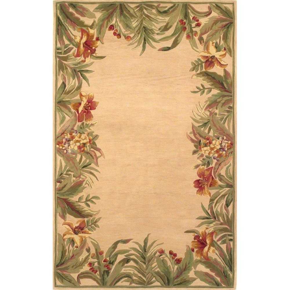 Sparta Ivory Rainforest 5'3" x 8'3" Rug