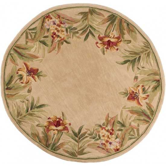 Sparta Ivory Rainforest 7'6" Round Rug