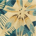 Sparta Ivory/Teal Nassau 5'3" x 8'3" Rug