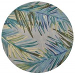 Sparta Grey/Blue Montego 5'6" Round Rug