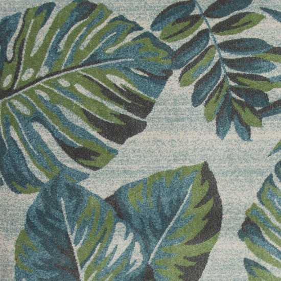 Stella Teal/Green Nassau 3'3" x 4'11" Rug