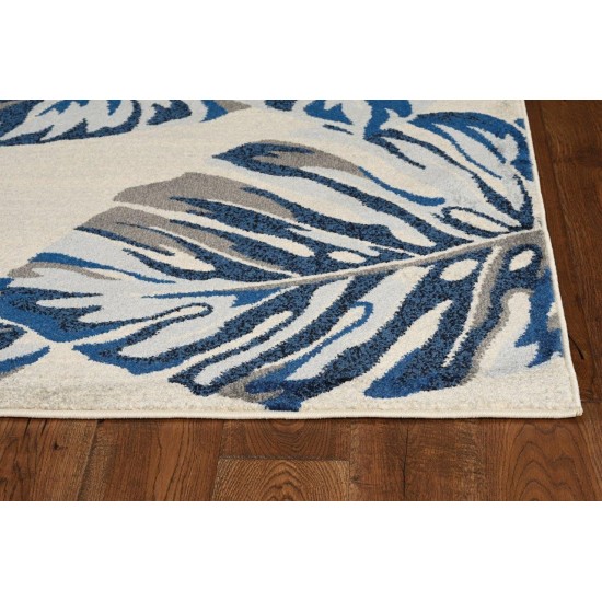 Stella Grey/Blue Nassau 5'3" x 7'7" Rug