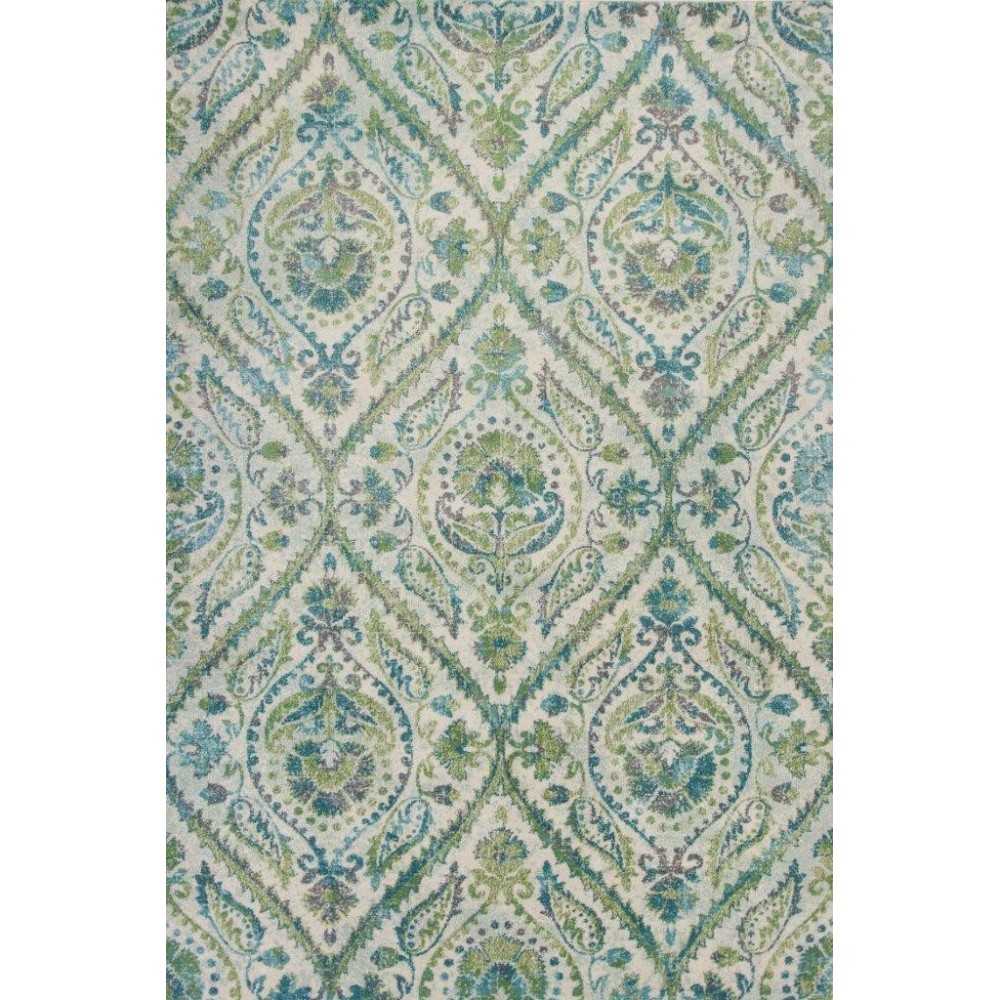 Stella Ivory/Teal Parisian 3'3" x 4'11" Rug