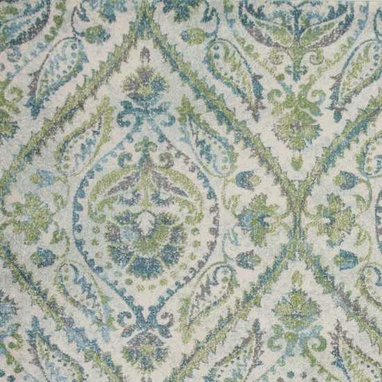 Stella Ivory/Teal Parisian 5'3" x 7'7" Rug