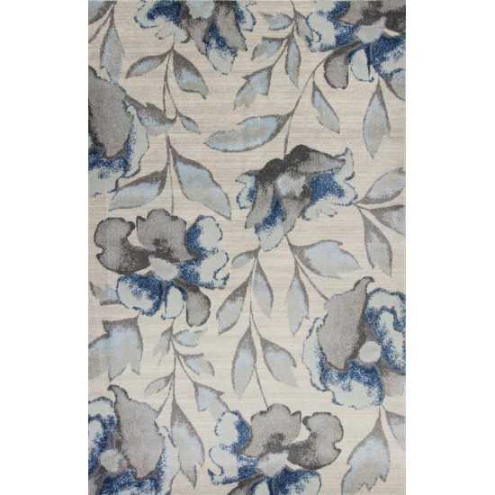 Stella Grey/Blue Amira 3'3" x 4'11" Rug