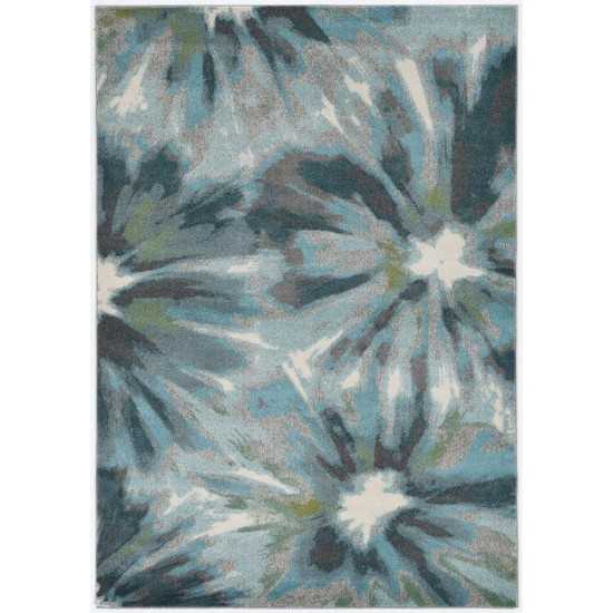 Stella Teal Splash 3'3" x 4'11" Rug