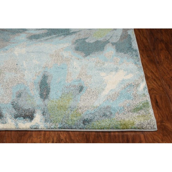 Stella Teal Splash 3'3" x 4'11" Rug