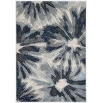 Stella Ivory Blue Splash 5'3" x 7'7" Rug