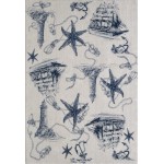 Stella Ivory/Navy Coast 7'10" x 10'10" Rug