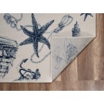 Stella Ivory/Navy Coast 7'10" x 10'10" Rug